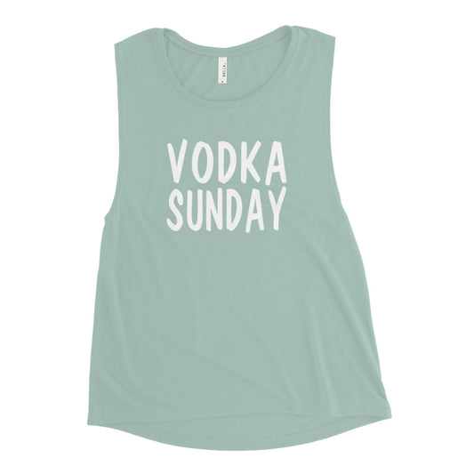 Ladies’ Vodka Sunday Muscle Tank