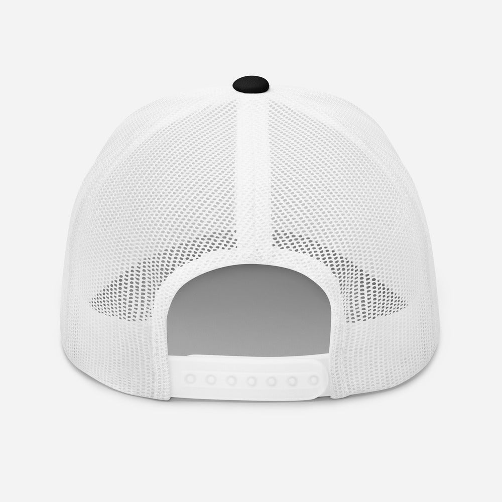 Best white Retro trucker  hat by Vodka Sunday