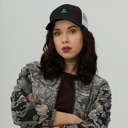 Best Quality white Retro trucker Cap - Vodka Sunday